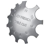 Taglierina professionale per nail art in acciaio inox, per nail art e manicure, flessibile, perfetta linea francese, 02