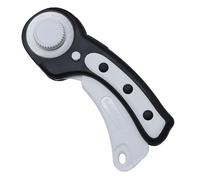 Taglierina rotante, in tessuto, 45 mm, con manico ergonomico, accessorio con serratura di sicurezza per pelle, tessuto feltro, carta