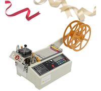 Taglierina termica elettrica da 450 W con display LCD, dispenser a nastro da 95 mm per fasce elastiche, nastri, nastri e fettucce in nylon