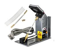 Taglierina termica elettromeccanica a corda calda per marchi, kit di utensili da taglio, macchina per tagliare pizzi a nastro con 1 coltello + filo caldo a 5 radici per marchi, pizzi, velcro, lacci