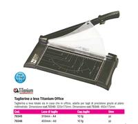 Taglierina titanium leva alto spessore A4 A3 3022 3016 lama rotante tn130 150