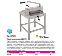 Taglierina titanium leva alto spessore A4 A3 3022 3016 lama rotante tn130 150