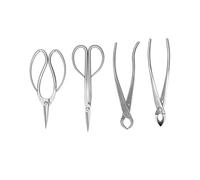 Taglierino con Pomello in Acciaio Inossidabile, Kit di Forbici per Potatura per Germogli di Foglie e Radici, Kit di Attrezzi da Giardinaggio, Design a Manico Lungo, Borsa