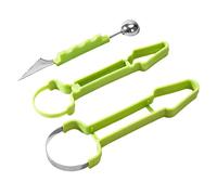 Taglierino per Anguria e Affettatore | Separatore a doppia testa - Attrezza per Togliere il Cuore alla Frutta,Per cucina ristorante kiwi fragola mango melone kiwi