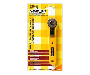 Taglierino rotante Olfa RTY-1G, 28 mm