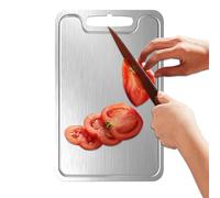Taglietta da cucina-tagliere per carne in titanio di alimentare, forniture da cucina a doppia faccia a doppia faccia per casa per la casa difrutta di frutta di frutta di verdure.