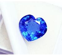 Taglio a Cuore Naturale Zaffiro Blu Certificato Loose Gemma 8.83 KT Con Omaggio