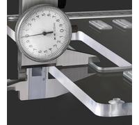 Taglio acrilico 8 mm piastra di base spessa macchina per sega circolare scala 46 45/90 gradi guida guida guida con Woodwor pollici millimetro trasparente (A)