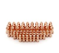 Taglio al plasma, 60 pezzi PT-80 PT80 IPT-80 Elettrodo for torcia da taglio al plasma 1,3 mm,0,2 Punte 52558 51311.13 Ugelli for Parti for saldatura(1.1mm)