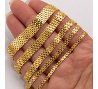 Taglio Diamante Bismark Catena Cavigliera 14K Oro Giallo Vestita Argento 925 All