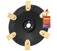 Taglio efficiente: piatto tagliaerba robot + 6 lame di ricambio compatibili con Husqvarna Automower 308, Gardena R70Li R80Li (fino all'anno di costruzione 2015)