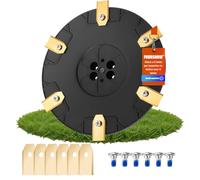 【Taglio più efficiente】 Disco lama + 6 lame compatibili con Gardena Sileno Minimo 250, 350, 500 / Husqvarna Automower Aspire, Disco lame per rasaerba robot, Giradischi per robot tosaerba