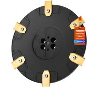 【Taglio Più Efficiente】 Disco Lama 6 Pezzi Lame Compatibili con Gardena Sileno Minimo 250, 350, 500 / Husqvarna Automower Aspire, Disco Lama Robot Tagliaerba