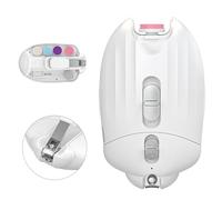 Taglio - unghie bambino elettrico, taglierina - unghie bambino di sicurezza, lima per unghie bambino elettrico, set di bellezza manicure con lampada e 6 teste di macinazione per neonato, tutto -