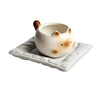 TAGNO CATTO - CUPA DI TEA CERAMICA | Cuppa di tè al caffè animale | Tazza di caffè gattino | Bambucini, per godersi le bevande calde a casa, in ufficio o come regalo per gli amanti dei gatti