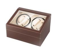 Tagowao Lussuoso caricatore automatico per orologi, con interruttore di controllo separato, 4 caricaorologi con motore silenzioso e 6 posti extra di memoria, Watch Winder per orologi automatici
