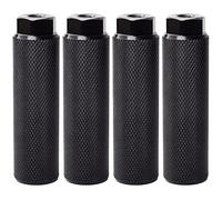 Tagtight 4 Pcs BMX Pegs, Pedali per bicicletta antiscivolo, universali in alluminio, mini pedali/peg per mountain bike, ciclismo, acrobazie posteriori da 3/8 pollici