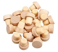 Tagtight 50 Tappi per bottiglie di vino Tappi di sughero a forma di T per tappi per vino Tappi per vino Tappi con manico riutilizzabili in legno e gomma per bottiglie di vino e birra