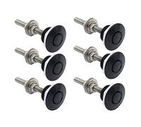 Tagtight 6 Set di Perni del Cofano del Veicolo Kit di Clip per Serratura per Auto Alluminio + Acciaio Inossidabile 1,25 Pollici Paraurti con Chiusura A Sgancio Rapido, Clip di Blocco, Cofano