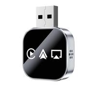 Tagtight Adattatore wireless Carplay 3 in 1, mini adattatore wireless per auto CarPlay e Android, Smart Airplay Android Dongle USB cablato Carplay a wireless Plug and Play