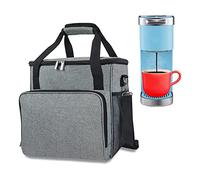 Tagtight Borsa da viaggio per macchina da caffè, borsa per macchina da caffè portatile, singola porzione, organizer con tasca per viaggio