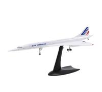 Tagtight Concorde Aereo Passeggero Supersonico Air France Airways Modello, miniatura in scala 1:200, Air France Airways Modello con Supporto per Collezione di Visualizzazione Statica