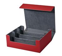 Tagtight Scatola Porta Carte per Carte Collezionabili, Custodia per Mazzo di Carte Può Contenere Oltre 1800 Carte con Custodia Singola, Rossa, 500411571A1