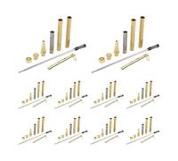 Tagtight Set di 10 penne per tornitura, 7 mm, set di rotazione Slimline con accessori per tornio,