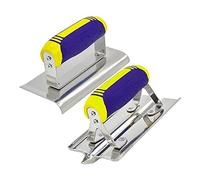 Tagtight Set di Strumenti per Molatrice e Scanalatrice per Calcestruzzo Kit di Finitura per Cemento, Stucco e Intonaco In Acciaio Inossidabile e Blu