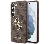 Tagua Galaxy S24 Guess Braun Logo Oro Similpelle