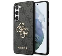 Tagua Galaxy S24 Guess Grigio Logo Oro Similpelle