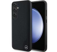 Tagua Galaxy S24 Mercedes Vera Pelle Magsafe Compatibile Nero Logo
