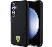 Tagua Galaxy S24 Plus Ferrari Magsafe Finta pelle Nero Logo
