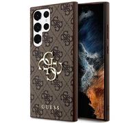 Tagua Galaxy S24 Ultra Guess Braun Motivo Grande Logo Oro