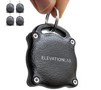 TagVault - Portachiavi per Apple AirTag: design compatto, impermeabile e ultra resistente, corpo composito, hardware in acciaio inox, ideale per bagagli, zaini, borse, confezione da 4