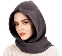 TAGVO 2 in 1 Cappello Sciarpa Invernali Set, Antivento Cappelli e Sciarpa Morbido Berretto Scaldacollo, Caldo Cappuccio Sciarpa Cappello Unisex ElasticoPassamontagna Scaldacollo