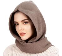 TAGVO 2 in 1 Cappello Sciarpa Invernali Set, Antivento Cappelli e Sciarpa Morbido Berretto Scaldacollo, Caldo Cappuccio Sciarpa Cappello Unisex ElasticoPassamontagna Scaldacollo