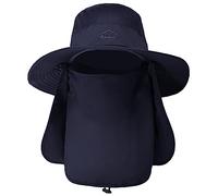 TAGVO Cappelli alla Pescatora da Uomo Donna con Coperchio Viso Staccabile, Cappellini UPF 50+ da Esterno, Campeggio Escursionismo A Passeggio Cappello da Sole Cappelli da Escursionismo Pieghevoli