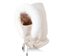 TAGVO Cappelli Donna Inverno in Maglia, Cappello Beanie in Pile Antivento Caldo Donna, Multifunzionale Antivento Regolabile Berretto Scaldacollo Passamontagna Balaclava con Coulisse per Alpinismo Sci