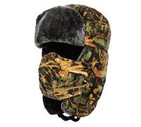 TAGVO Cappello da Cacciatore Bomber Invernale, Cappello da Caldo Earflap Camuffamento con Maschera Antivento, Cappelli Aviatore Unisex Cappello Ushanka per Sci Attività Sportive All'aperto