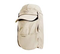 TAGVO Cappello da Sole con Coperchio Viso Staccabile, Cappelli alla Pescatora Traspiranti con Protezione UPF 50+ Cappelli da Escursionismo Pieghevoli Rapida Asciugatura per Uomini Donne