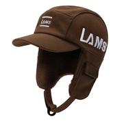 TAGVO Cappello Trapper Invernale con Visiera Rigida, Foderato Sherpa, Doppie Tasche, Fibbia Antivento, Stile Berretto da Baseball per Uomo e Donna