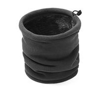 TAGVO Coperta in pile per collo, invernale, morbido e spesso, con fodera in pile elastico, per collo, antivento, da sci, da uomo, taglia unica, 1 pz grigio