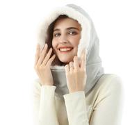 TAGVO Passamontagna Donna Invernale, Balaclava Cappuccio Cappello Multifunzione Antivento Caldo Sci Maschera per Alpinismo Sci, Ciclismo, Trekking e Altri Sport Esterni Maschera Cappello