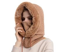 TAGVO Passamontagna Donna Invernale, Balaclava Cappuccio Multifunzione Hood Maschera Antivento Cappello Invernali Caldo per Alpinismo Sci, Ciclismo, Trekking e Altri Sport Esterni Maschera Cappello