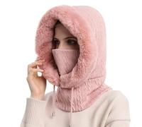 TAGVO Passamontagna Donna Invernale, Balaclava Cappuccio Multifunzione Hood Maschera Antivento Cappello Invernali Caldo per Alpinismo Sci, Ciclismo, Trekking e Altri Sport Esterni Maschera Cappello