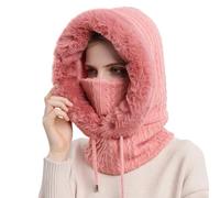 TAGVO Passamontagna Donna Invernale, Balaclava Cappuccio Multifunzione Hood Maschera Antivento Cappello Invernali Caldo per Alpinismo Sci, Ciclismo, Trekking e Altri Sport Esterni Maschera Cappello
