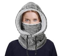 TAGVO Passamontagna Maschera da Sci Cappuccio in Pile Termico Balaclava Moto Invernale Multiuso Maschera in Pile a Prova di Vento Unisex Caldo Scaldacollo