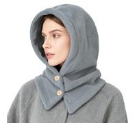 TAGVO Termico Balaclava Passamontagna Unisex, Antivento Cappuccio in Pile Caldo Invernali Cappelli con Scaldacollo, 2 in 1 con Sciarpa con Cappuccio Uomo Donna Esterni Hood per Sport Shopping