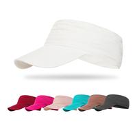 TAGVO Visiera Estiva da Donna Uomo, Protezione UV Cappello da Sole Leggero Traspirante Pieghevole, Cappello Sportivi Running Asciugatura Rapida Outdoor Berretto per Esterni